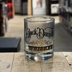 Jack Daniel’s Round Shot Glass Vintage 80’s - The Whiskey Cave
