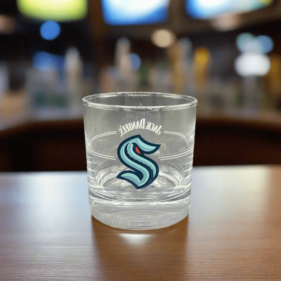 Jack Daniel’s Seattle Kracken NHL Glass - The Whiskey Cave