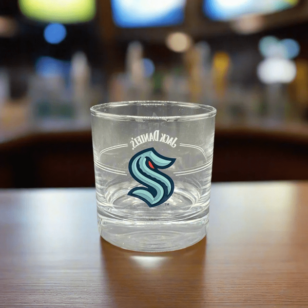 Jack Daniel's Seattle Kracken NHL Glass - The Whiskey Cave