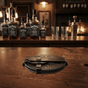 Jack Daniel’s Set of 4 Leather Coasters - The Whiskey Cave