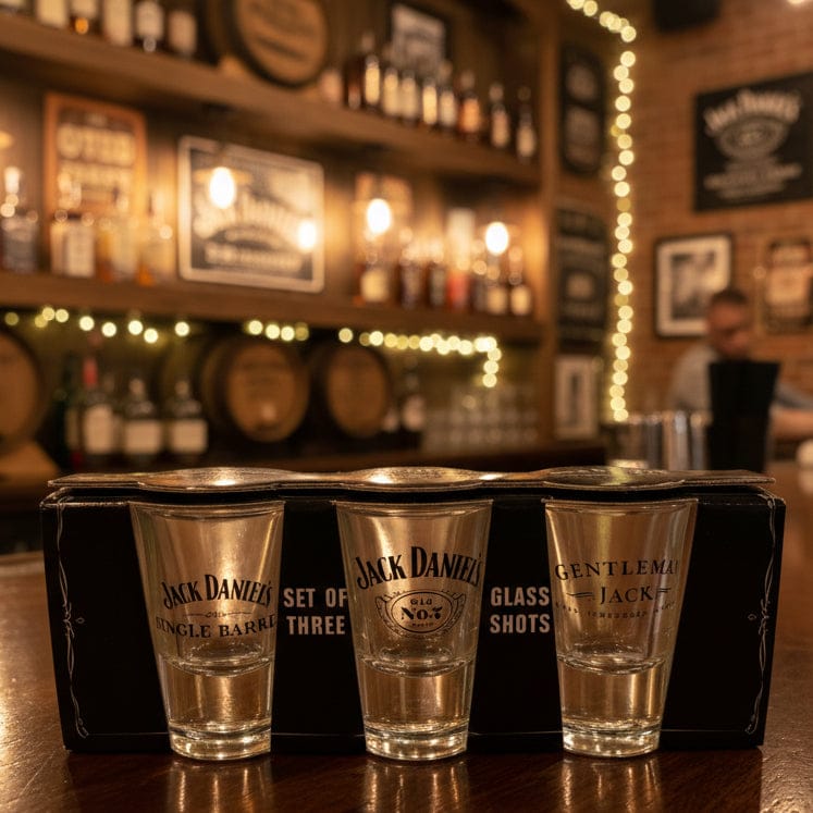 Jack Daniel’s Shot Glass Trio - The Whiskey Cave