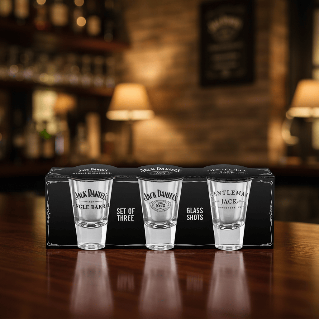 Jack Daniel’s Shot Glass Trio - The Whiskey Cave