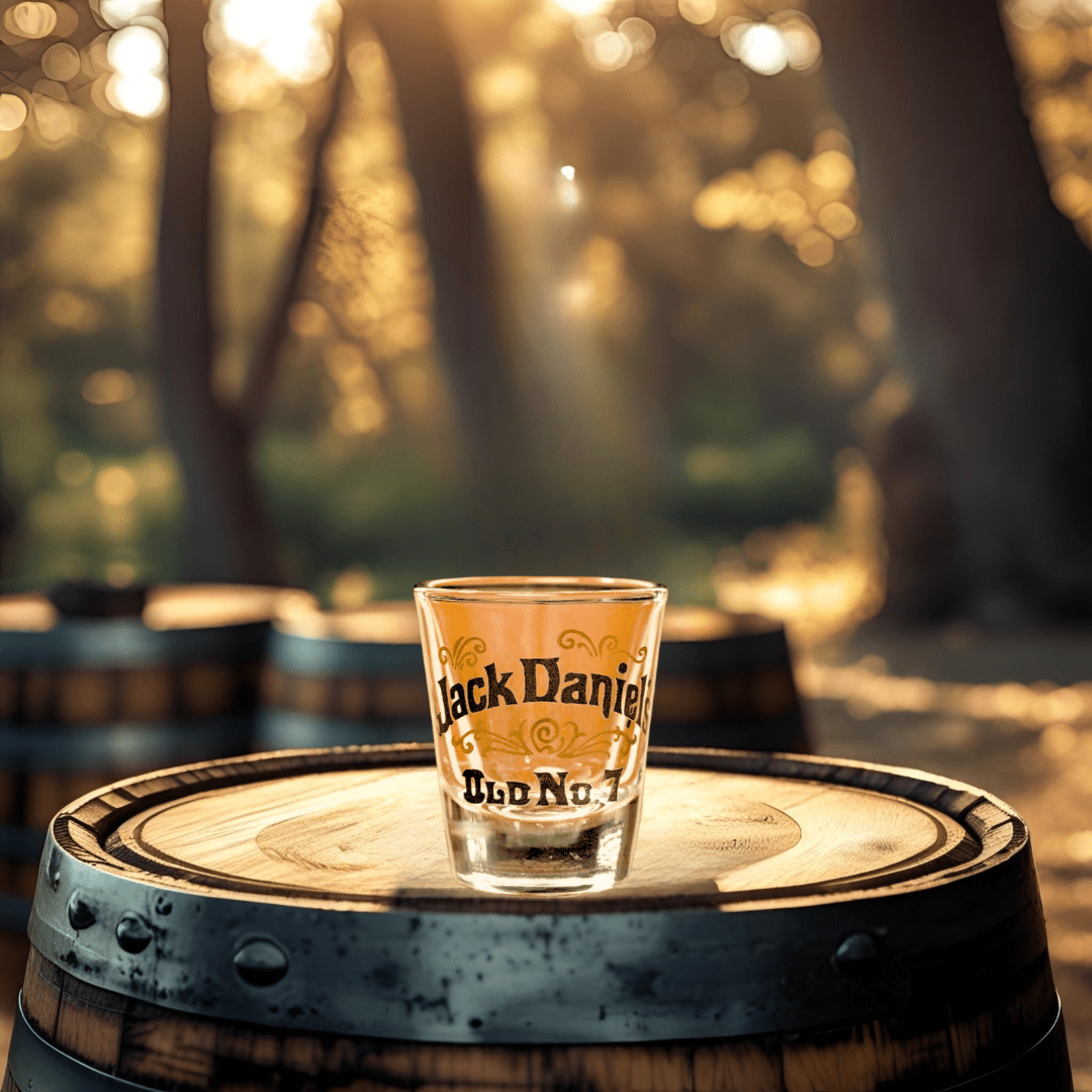 Jack Daniel’s Shot Glass Vintage 80’s - The Whiskey Cave