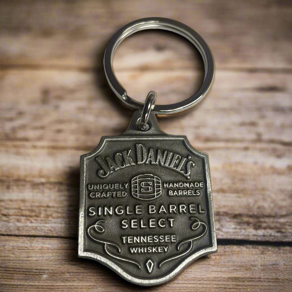 Jack Daniel’s Single Barrel Pewter Key Ring - The Whiskey Cave