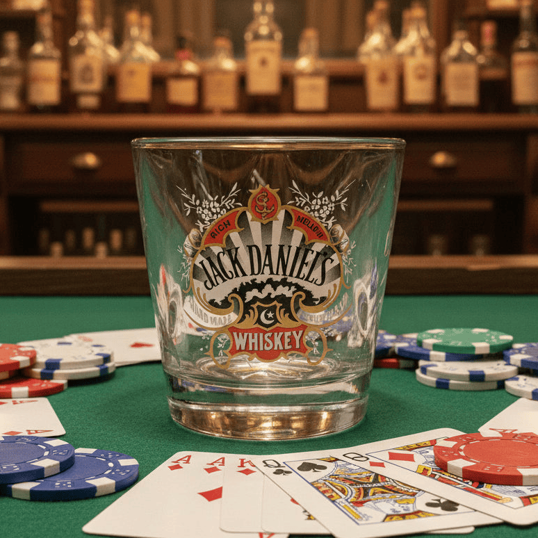 Jack Daniel’s Spade Faceted Rocks Glass - The Whiskey Cave