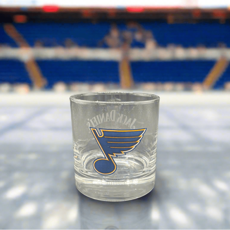 Jack Daniel’s St. Louis Blues NHL Glass Version 1 - The Whiskey Cave