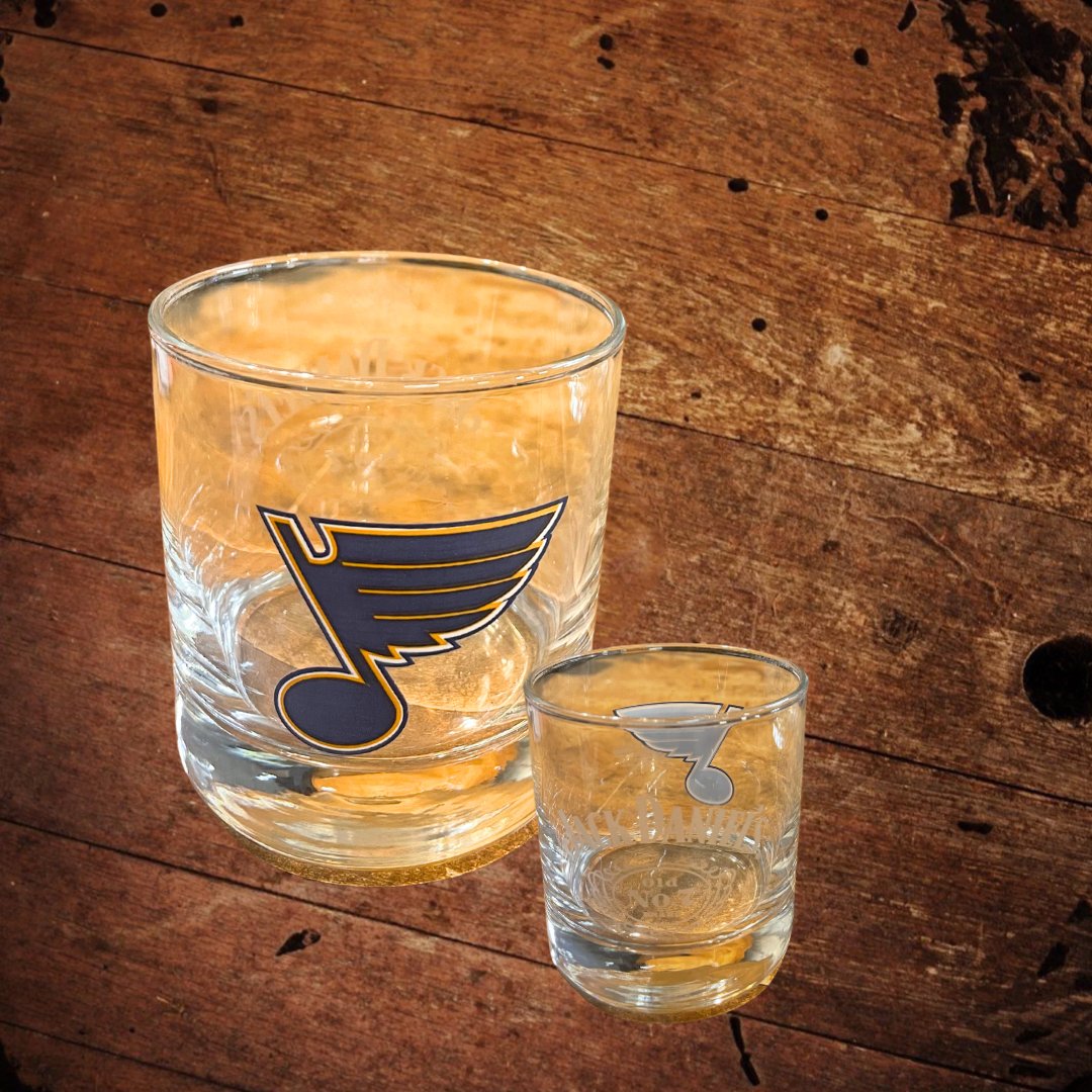 Jack Daniel’s St. Louis Blues NHL Glass Version 1 - The Whiskey Cave