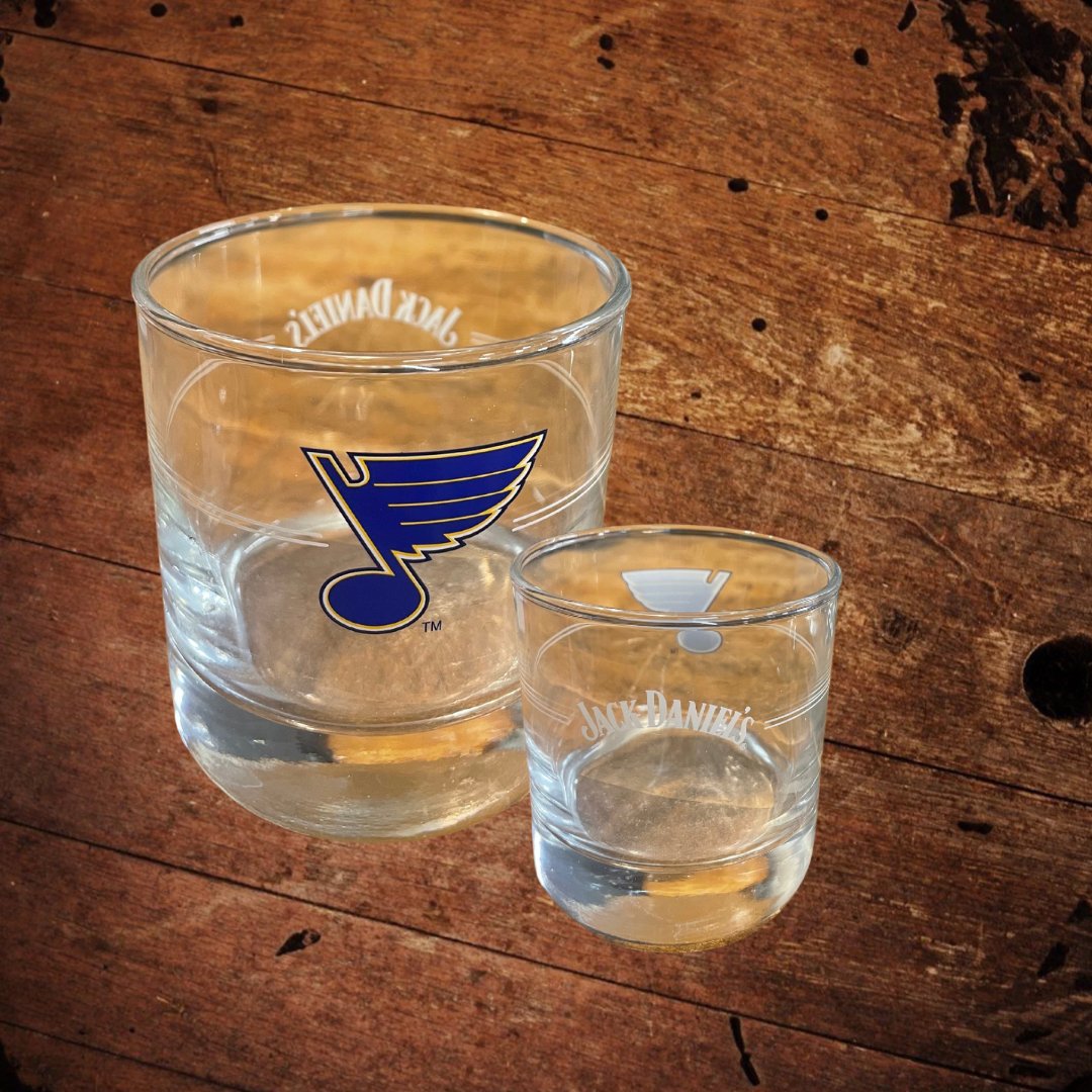 Jack Daniel’s St. Louis Blues NHL Glass Version 2 - The Whiskey Cave
