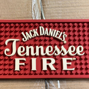 Jack Daniel’s Tennessee Fire Bar Rail Mat - The Whiskey Cave