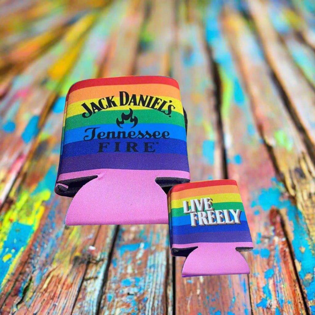 Jack Daniel’s Tennessee Fire Live Freely Koozie - The Whiskey Cave