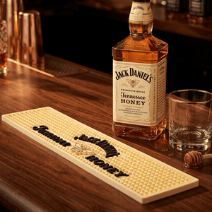 Jack Daniel’s Tennessee Honey Bar Rail Mat - The Whiskey Cave