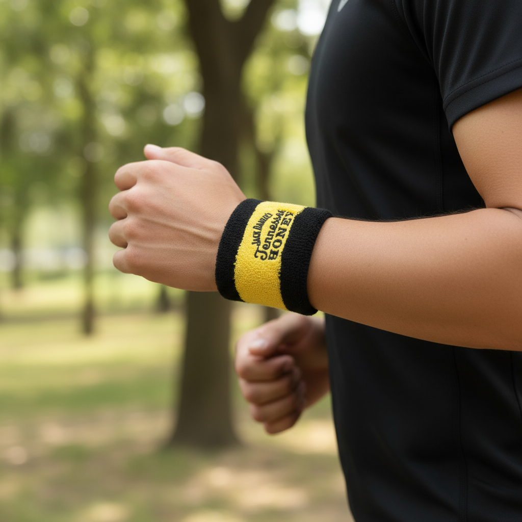 Jack Daniel’s Tennessee Honey Wrist Sweat Band - The Whiskey Cave