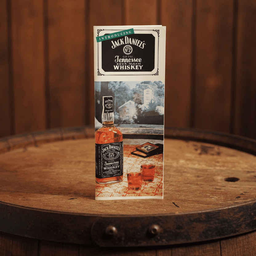 Jack Daniel's Vintage 1960's Advertising Pamphlet - The Whiskey Cave