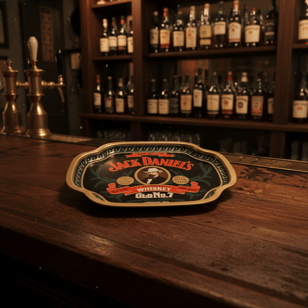 Jack Daniel’s Vintage 1980’s Metal Tray - The Whiskey Cave