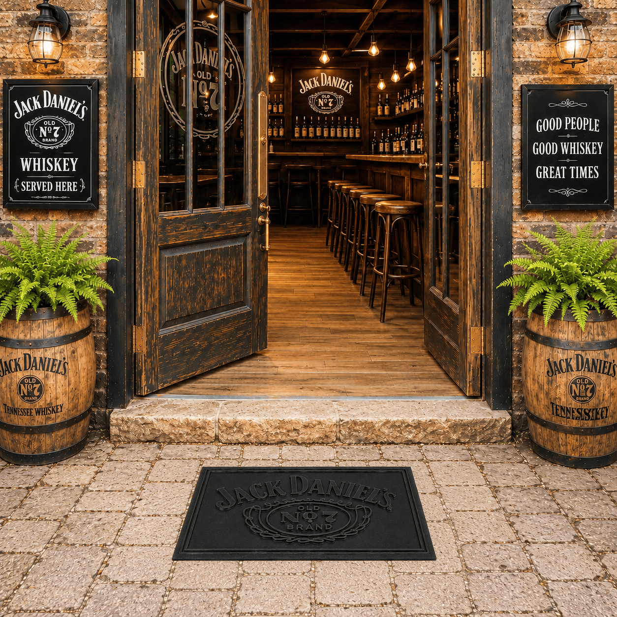 Jack Daniel’s Welcome Mat - The Whiskey Cave