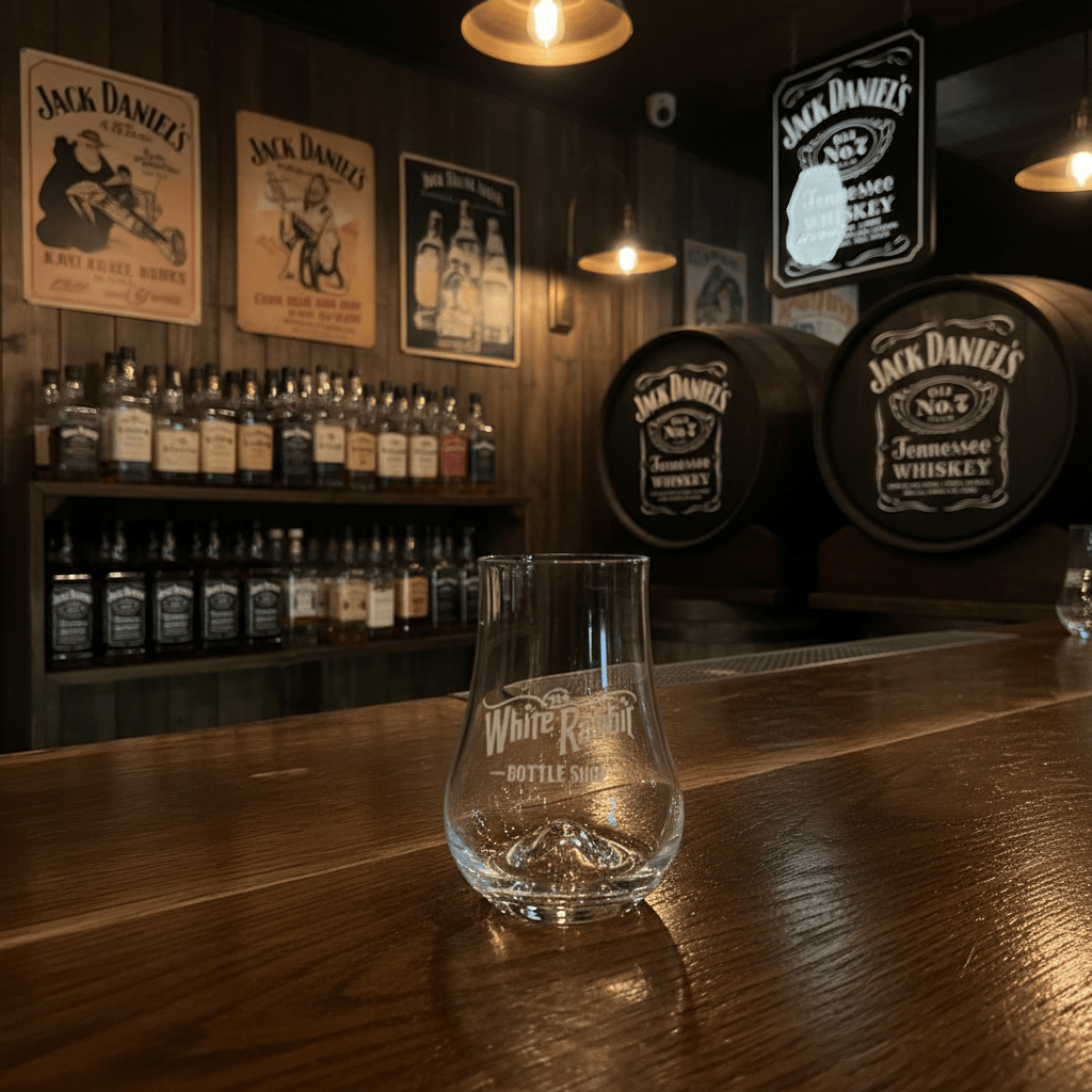 Jack Daniel’s White Rabbit Bottle Shop Tasting Glass - The Whiskey Cave