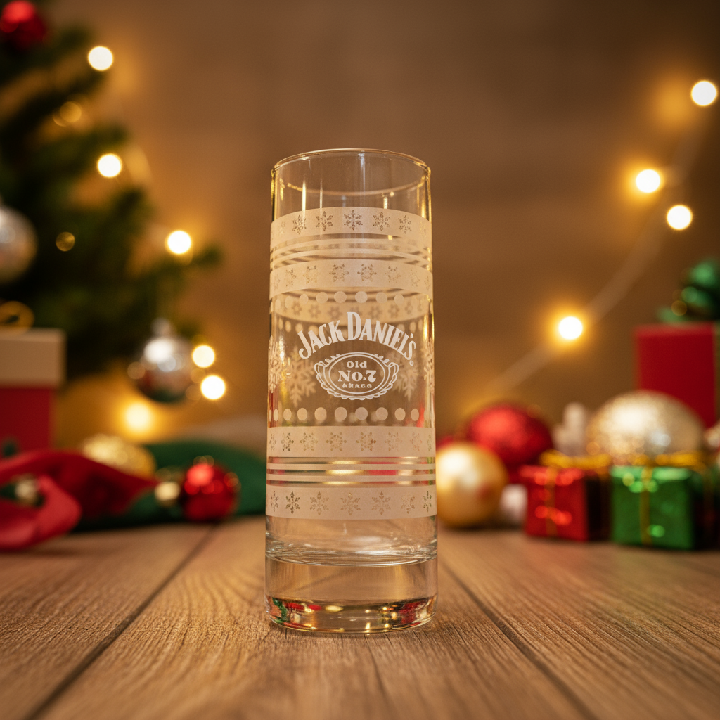 Jack Daniel’s Winter Snowflake Glass - The Whiskey Cave