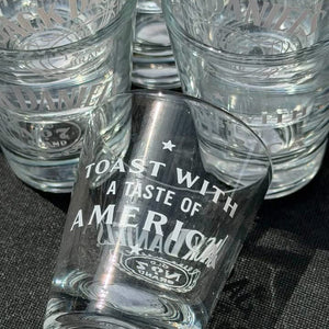 Jack Toast Shot Glass - The Whiskey Cave