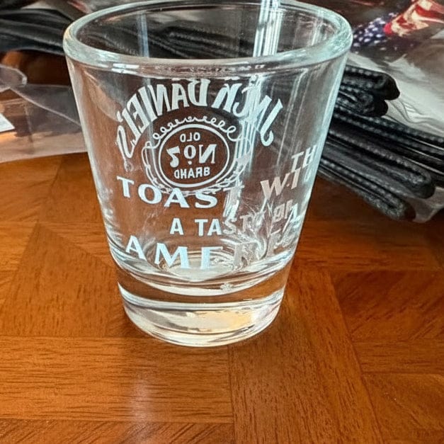 Jack Toast Shot Glass - The Whiskey Cave