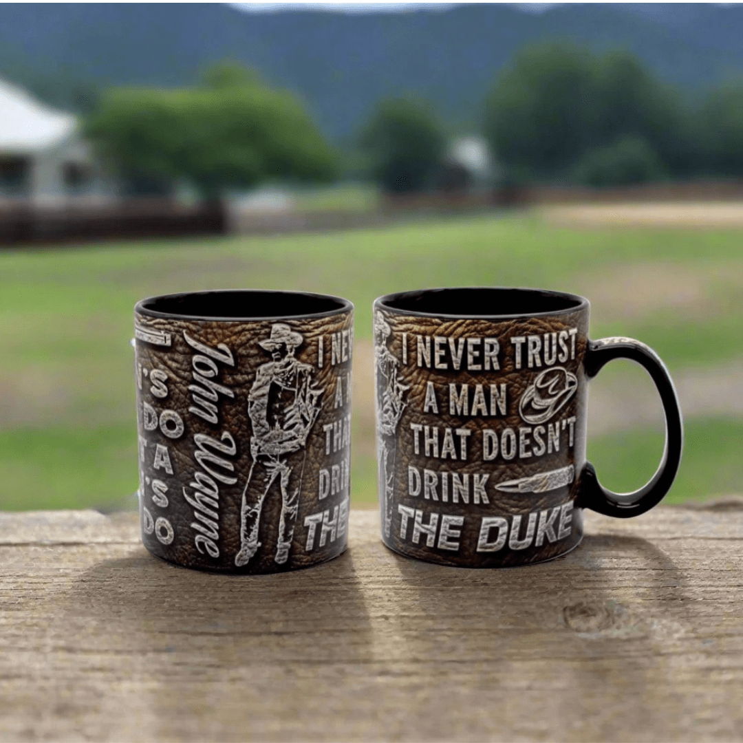 John Wayne 2 sided Duke Mug - The Whiskey Cave