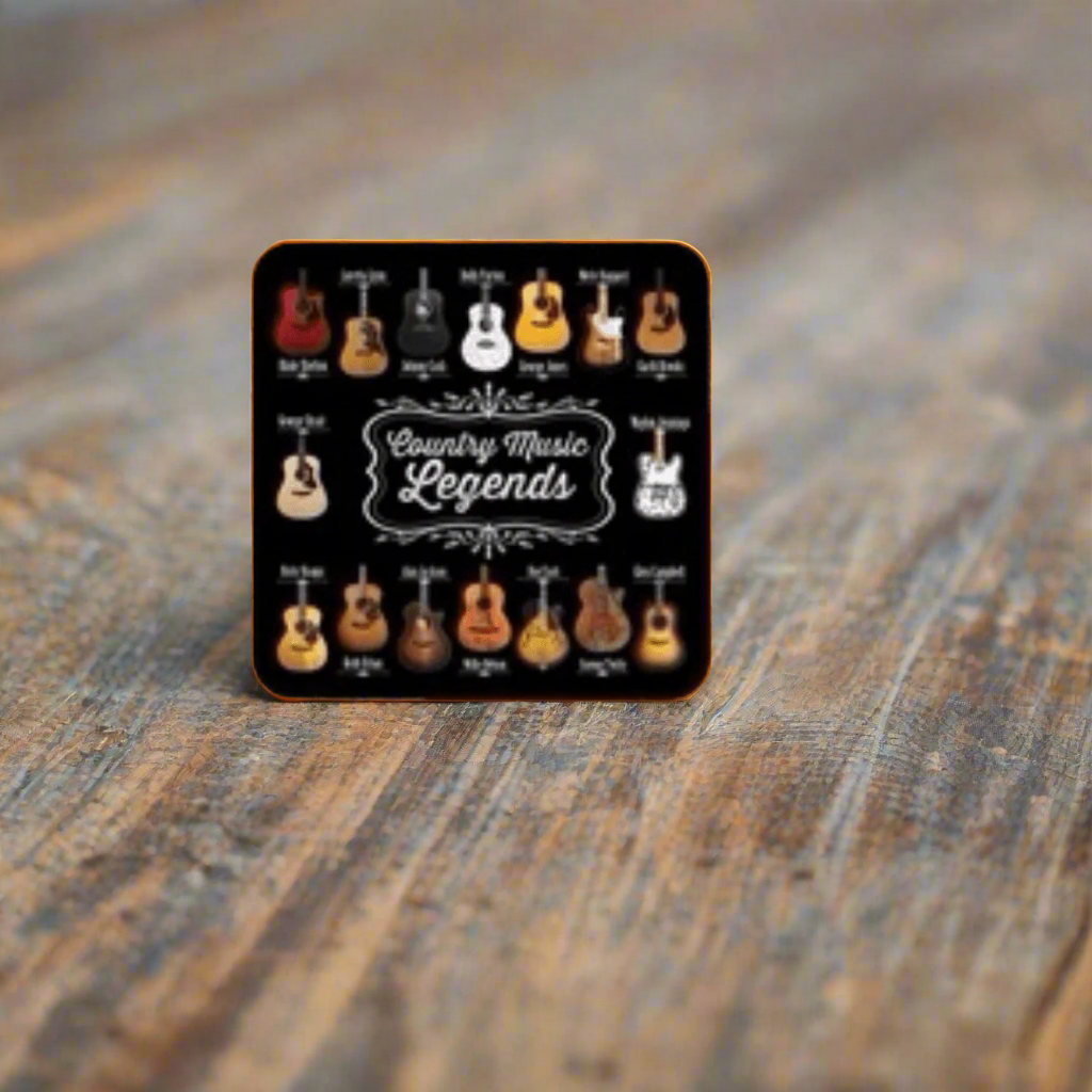 Legends of Country Cork Back Coaster - The Whiskey Cave