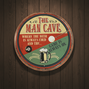 Mancave Metal Sign Made in the USA - The Whiskey Cave