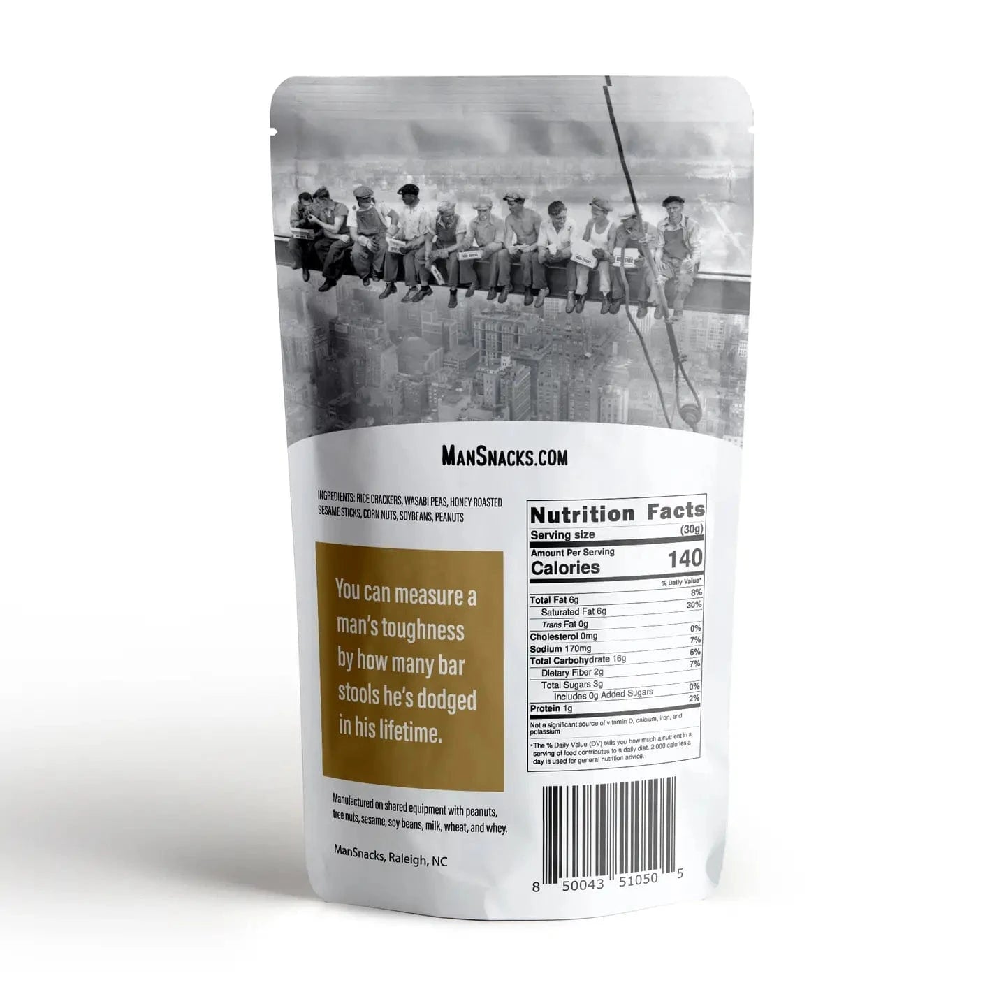 ManSnacks Bar Room Brawl Pub Mix - The Whiskey Cave