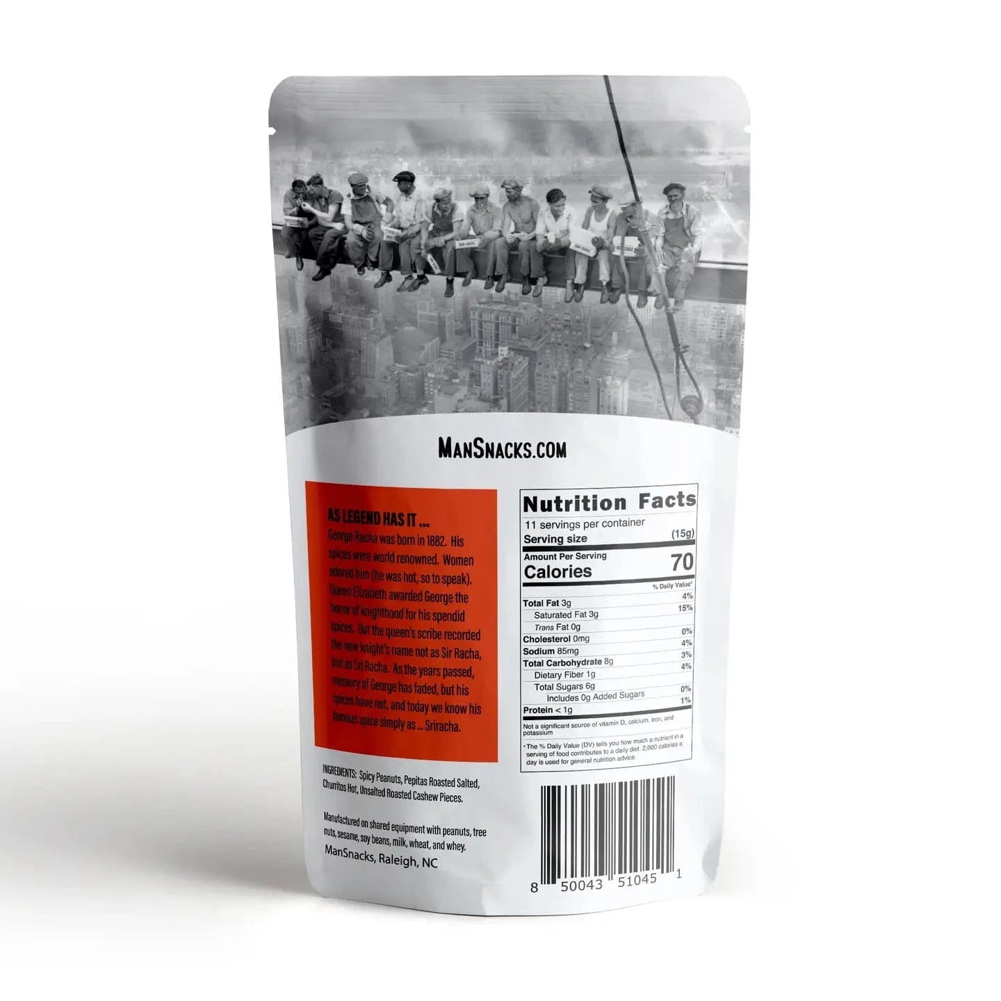 ManSnacks Sir Racha’s Spicy Concoction Mix - The Whiskey Cave