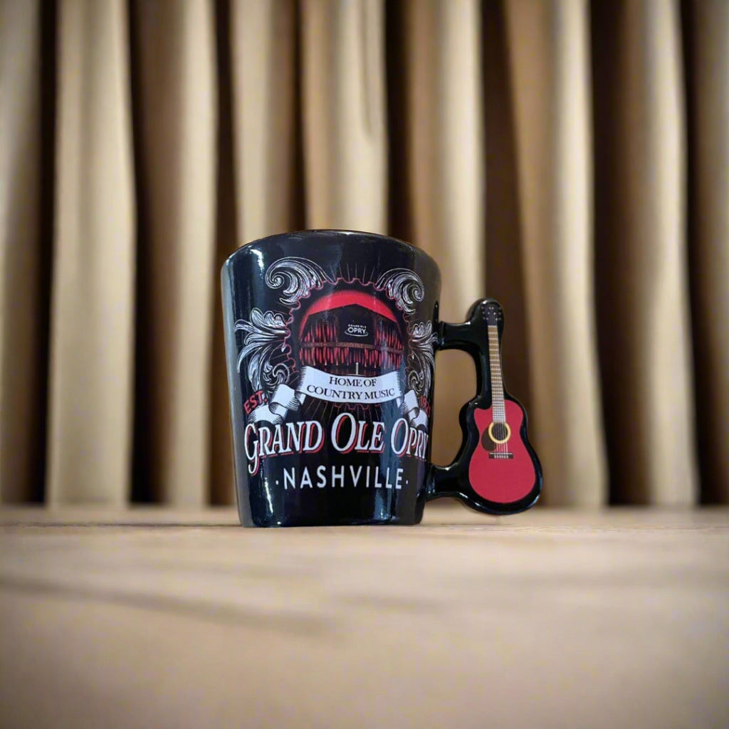 Nashville Grand Ole Opry Shot Glass Guitar Handle - The Whiskey Cave