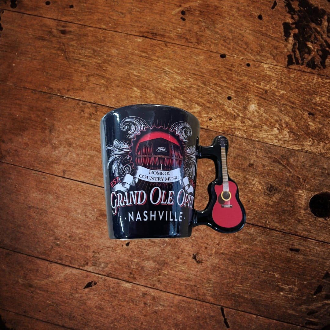 Nashville Grand Ole Opry Shot Glass Guitar Handle - The Whiskey Cave