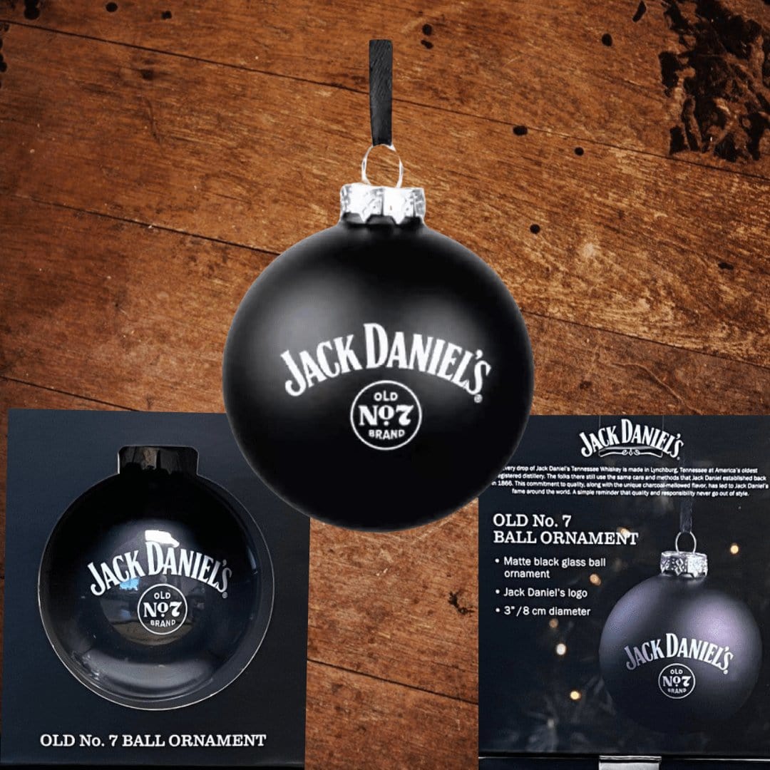 NEW 2024 Jack Daniel’s Old No 7 Glass Ornament - The Whiskey Cave