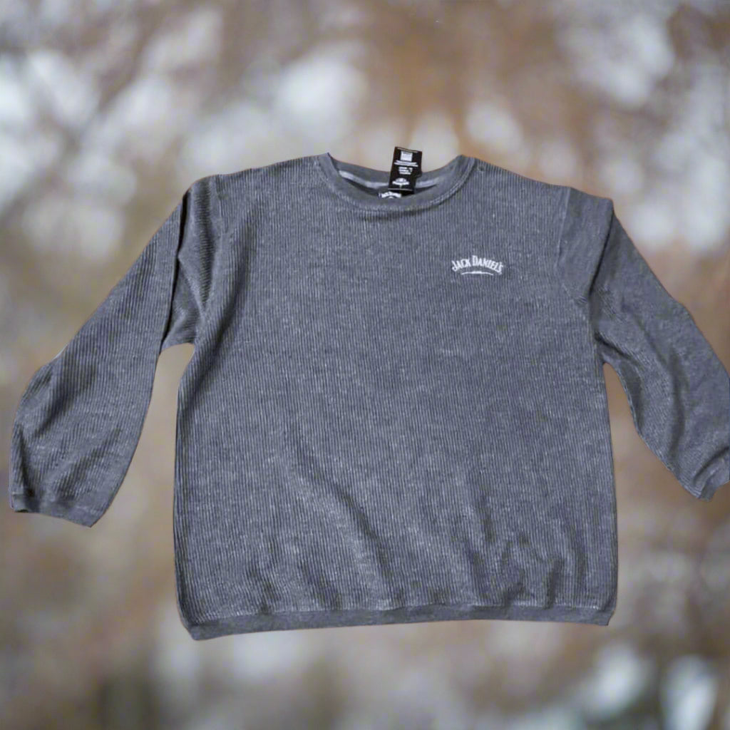 NEW Jack Daniel’s Long Sleeve Ribbed Sweatshirt - The Whiskey Cave