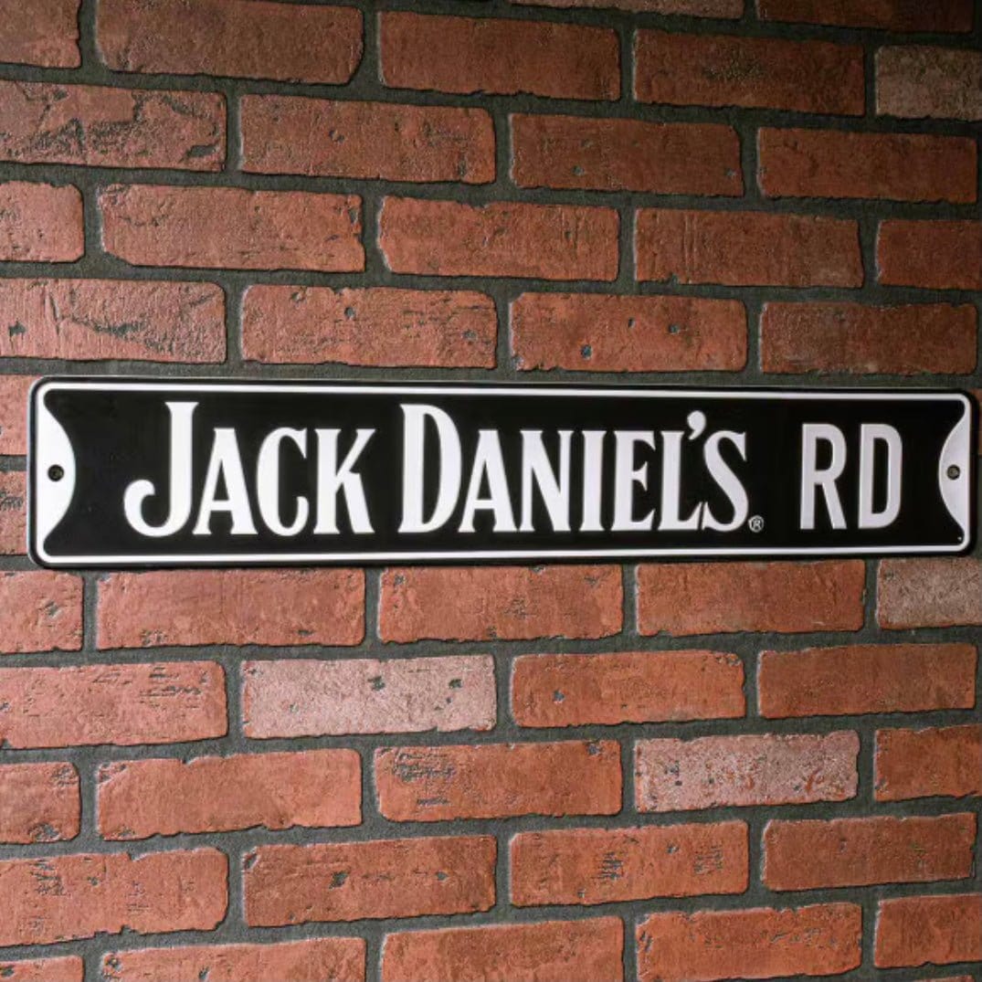 NEW Jack Daniel's Metal Street Sign - The Whiskey Cave
