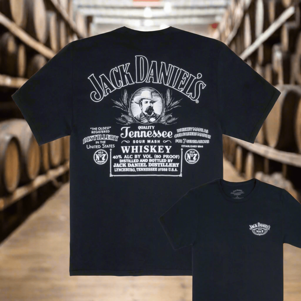 NEW Jack Daniel’s Portrait Black T-shirt - The Whiskey Cave