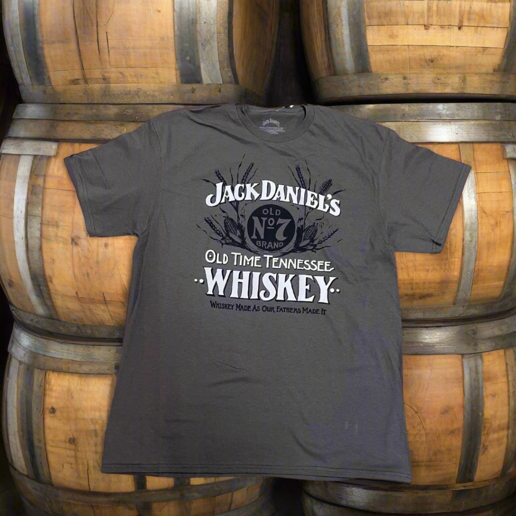 NEW Jack Daniel’s Short Sleeve Gray T-shirt - The Whiskey Cave
