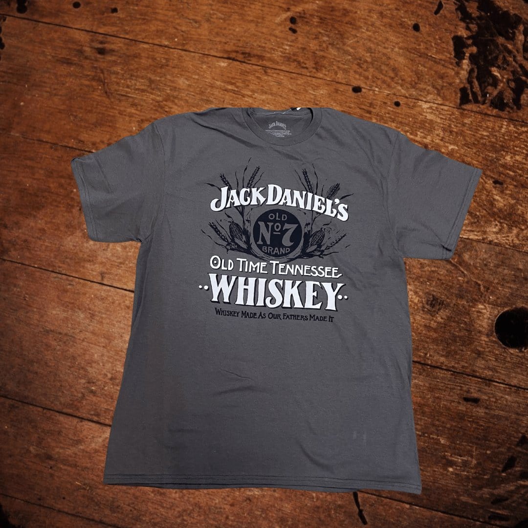 NEW Jack Daniel’s Short Sleeve Gray T-shirt - The Whiskey Cave