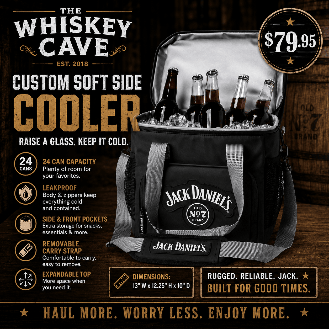 NEW Jack Daniel’s Soft Cooler - The Whiskey Cave