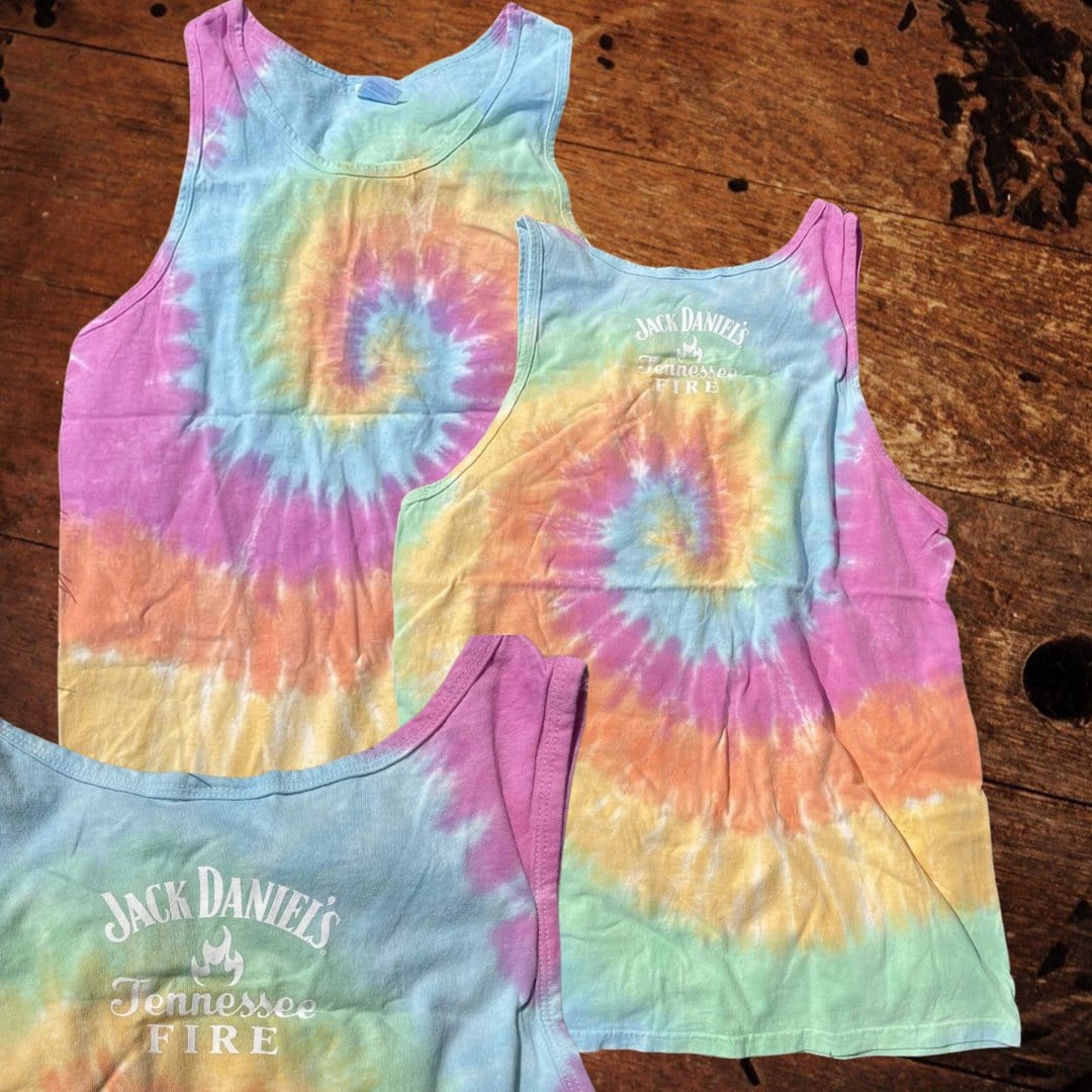 NEW Jack Daniel’s TN Fire Tie Dye Tank - The Whiskey Cave