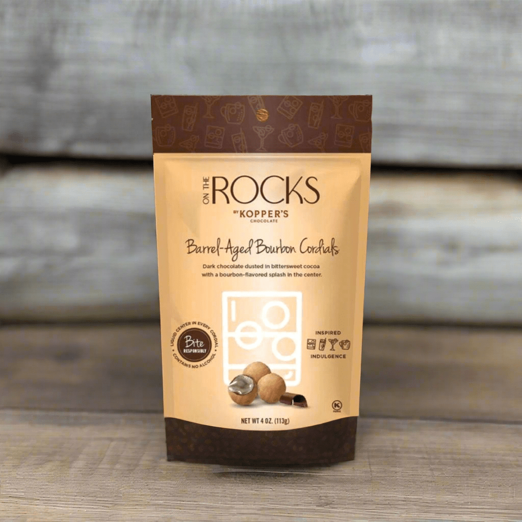 “On The Rocks” Barrel Aged Bourbon Chocolate Cordials by Koppers - The Whiskey Cave