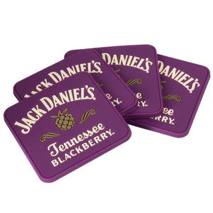 Set of Four Jack Daniel’s Blackberry Coasters - The Whiskey Cave