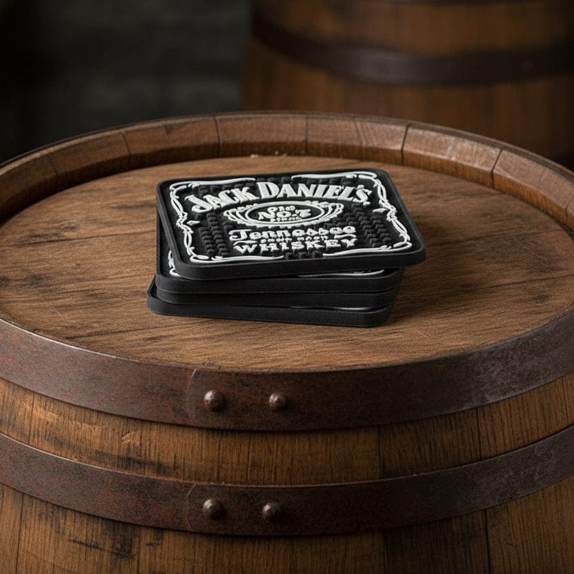 Set of Four Jack Daniel’s Non Slip Coasters - The Whiskey Cave