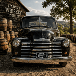 Smooth as Tennessee Whiskey Metal License Plate - The Whiskey Cave