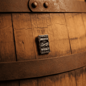 Smooth as Whiskey Metal Enameled Pin - The Whiskey Cave