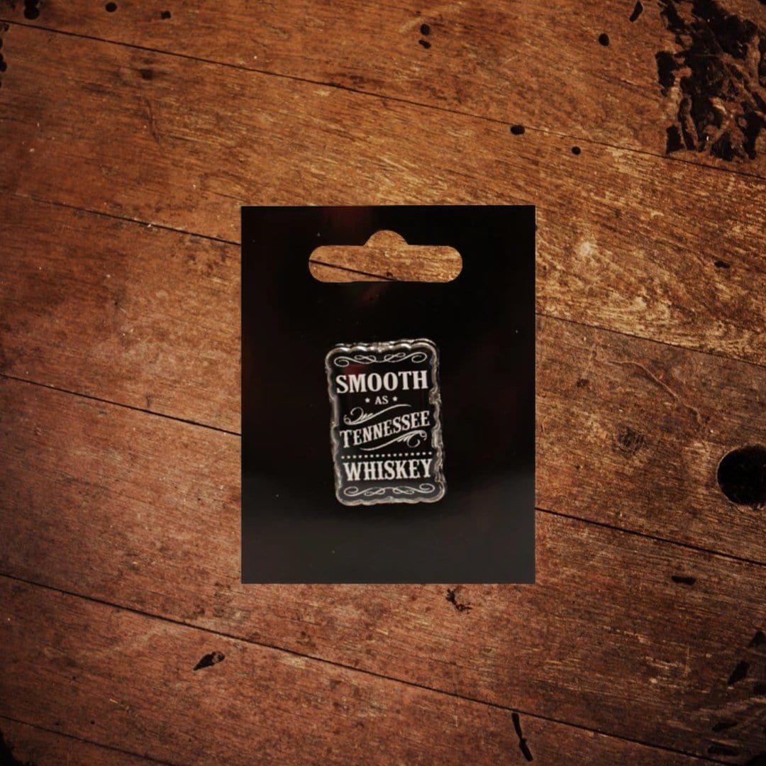 Smooth as Whiskey Metal Enameled Pin - The Whiskey Cave