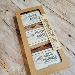 Soap Brewhouse Boxed Set of 3 Soaps - The Whiskey Cave