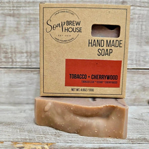 Soap Brewhouse Tobacco Cherrywood Soap - The Whiskey Cave