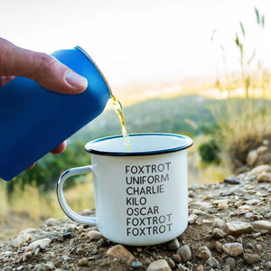 Swag Brewery Enameled Mug Foxtrot - The Whiskey Cave