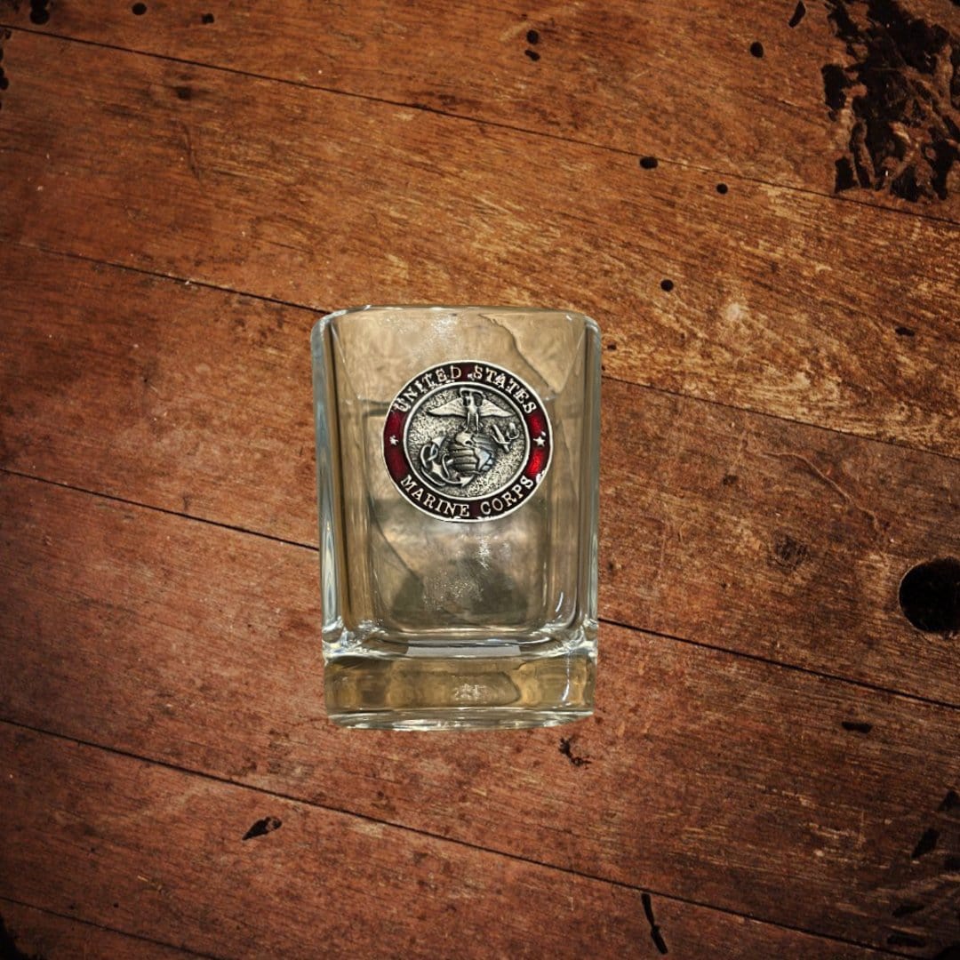 USA Marine Corps Shot Glass - The Whiskey Cave