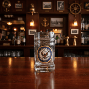 USA Navy Glass Stein Shot Glass