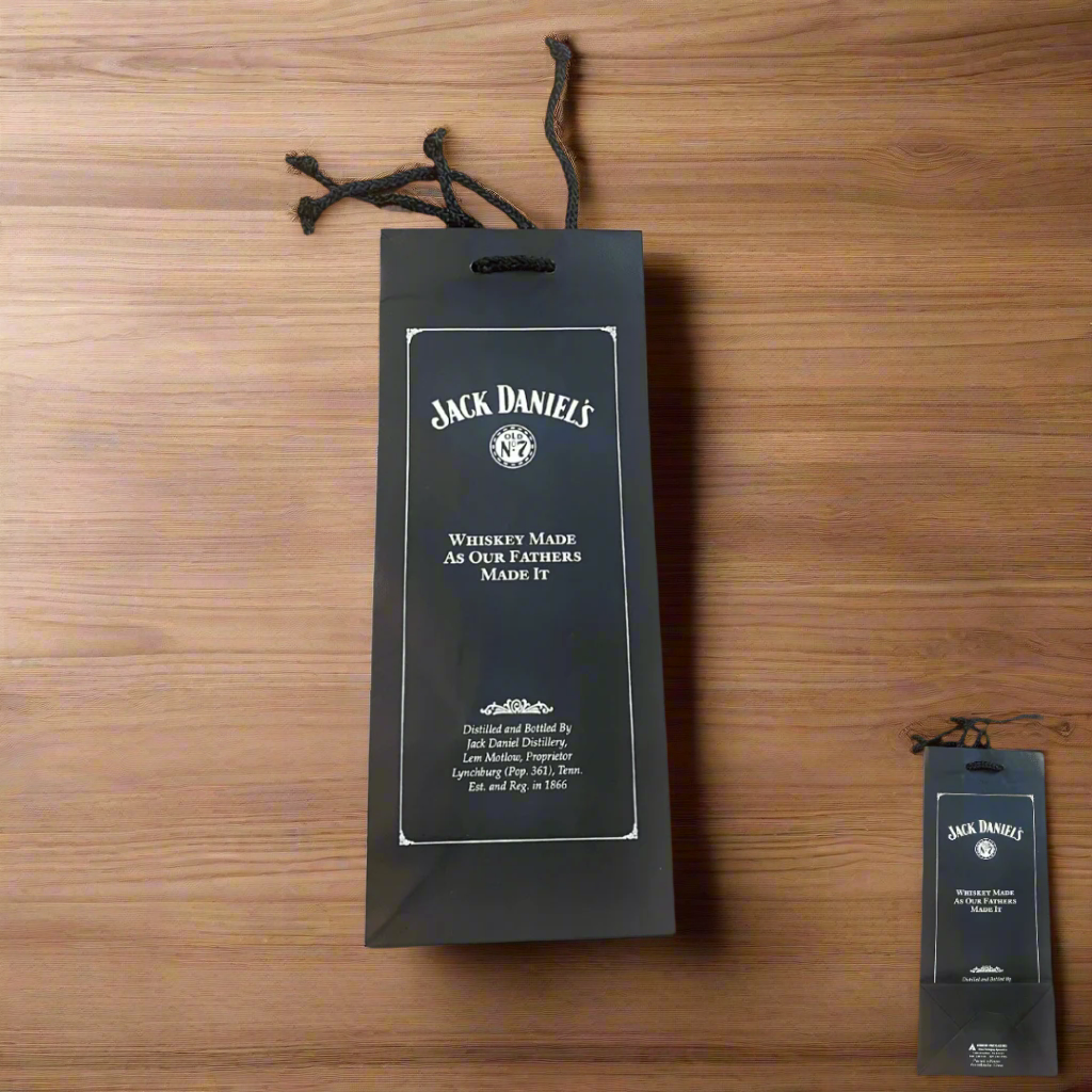 Vintage 1980’s Bottle Gift Bag - The Whiskey Cave